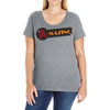 amazing logo arts Ladies Curvy T-Shirt
