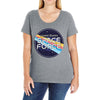 United States Space Force wint Planet Ladies Curvy T-Shirt