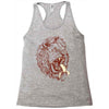 banana eating lion Racerback Tank