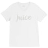 juice script V-Neck Tee