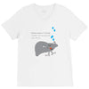 cloudy V-Neck Tee