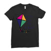 fly a kite Ladies Fitted T-Shirt