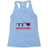 you stole my heart (2) Racerback Tank
