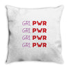 Grl Pwr Throw Pillow