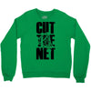 cut the net Crewneck Sweatshirt