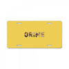 uk grime License Plate