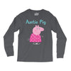 peppa pig auntie pig Long Sleeve Shirts