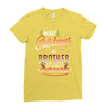 Merry Christmas To Brother Of Great Awesome Ladies Fitted T-Shirt