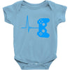 game heart beat Baby Bodysuit