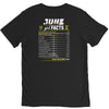 June Girl Facts Gemini V-Neck Tee