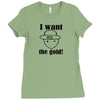 i want the gold Ladies Fitted T-Shirt