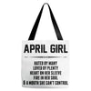 April Girl Hated By Many Tote Bags