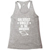 Greatest Uncle  In The Universe Racerback Tank