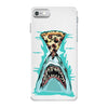 pizza shark graphic iPhone 7 Case