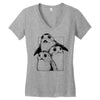 porg Women's V-Neck T-Shirt