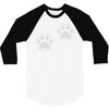 dog paws set of 2 3/4 Sleeve Shirt