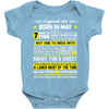 Legends Are Born In May Baby Onesie