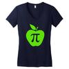 apple pi Women's V-Neck T-Shirt