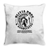mr. poopy butthole Throw Pillow