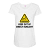 keep out of direct sunlight Maternity Scoop Neck T-shirt