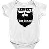 respect the beard Baby Onesie