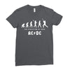 The Evolution of Rock Ladies Fitted T-Shirt