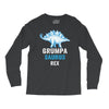 grumpa saurus rex Long Sleeve Shirts