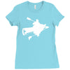 kanu sport wasser water paddel schiff outdoor fun see sea camping Ladies Fitted T-Shirt