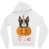 haloween french bulldog Zipper Hoodie