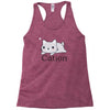 funny cat science t shirt Racerback Tank
