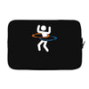 portal hula hooping with portals Laptop sleeve