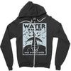 water is sacred no pipelines Zipper Hoodie