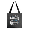 Daddy is my Hero Baby Boy Tote Bags