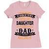 Super Cool Daughter Of A Freaking Awesome Dad Ladies Fitted T-Shirt