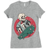 skullboarding Ladies Fitted T-Shirt