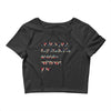 I miss you my heart is empaty wİthout you Crop Top
