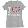 i love mariachi Ladies Fitted T-Shirt