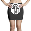 autobots printed Mini Skirts