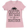queens are born in november (2) Ladies Fitted T-Shirt
