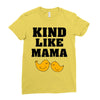 Kind As A Mother Ladies Fitted T-Shirt