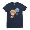 hot bear balloon Ladies Fitted T-Shirt
