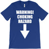 warning choking hazard printed T-Shirt
