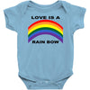 love is a rainbow Baby Onesie