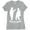 bottom eye poke Ladies Fitted T-Shirt