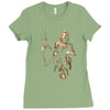 marilyn monroe machine gun gangster 100% cotton Ladies Fitted T-Shirt