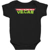 ninja turtles parody vegan Baby Bodysuit
