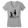 will you love me Women's V-Neck T-Shirt