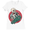 skullboarding Ladies Fitted T-Shirt
