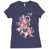 aztec quetzalcoatl Ladies Fitted T-Shirt