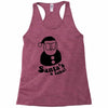 santa's a fake! Racerback Tank